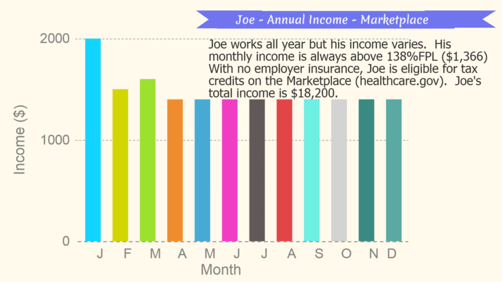 Example of Annual Income- Marketplace